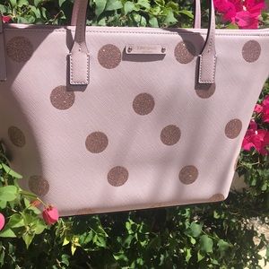 Kate Spade purse. Pink and gold.